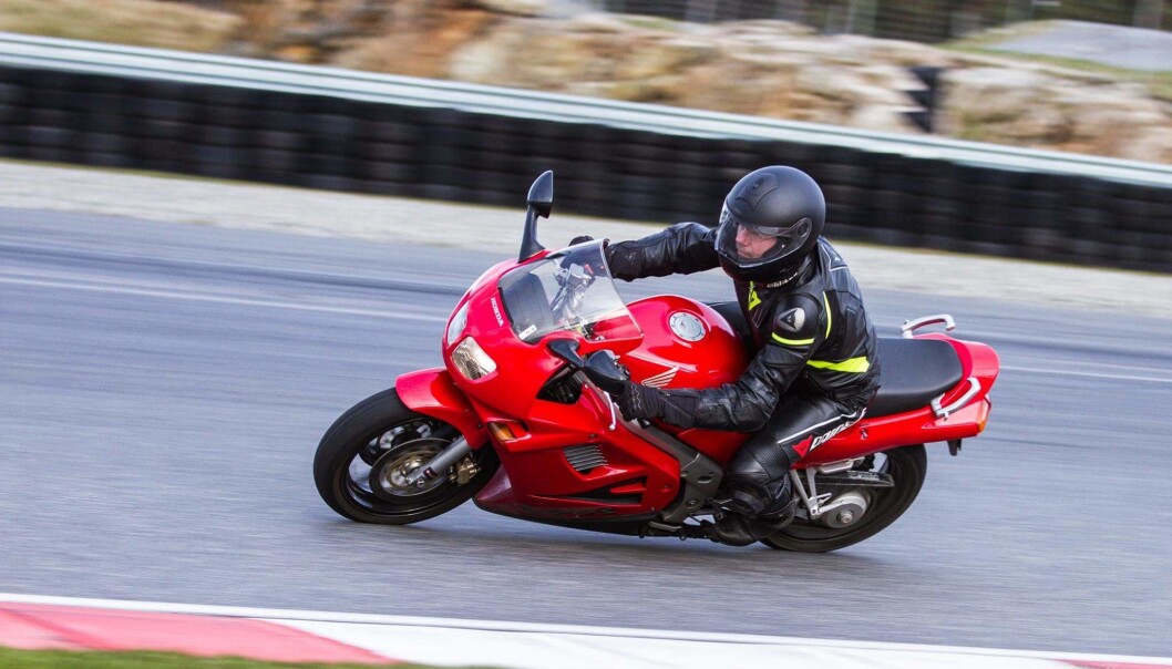 Rudskogen, treningspass 7 juli , Staale Honda VFR 750 Rudskogen, treningspass 7 juli , Staale Honda VFR 750