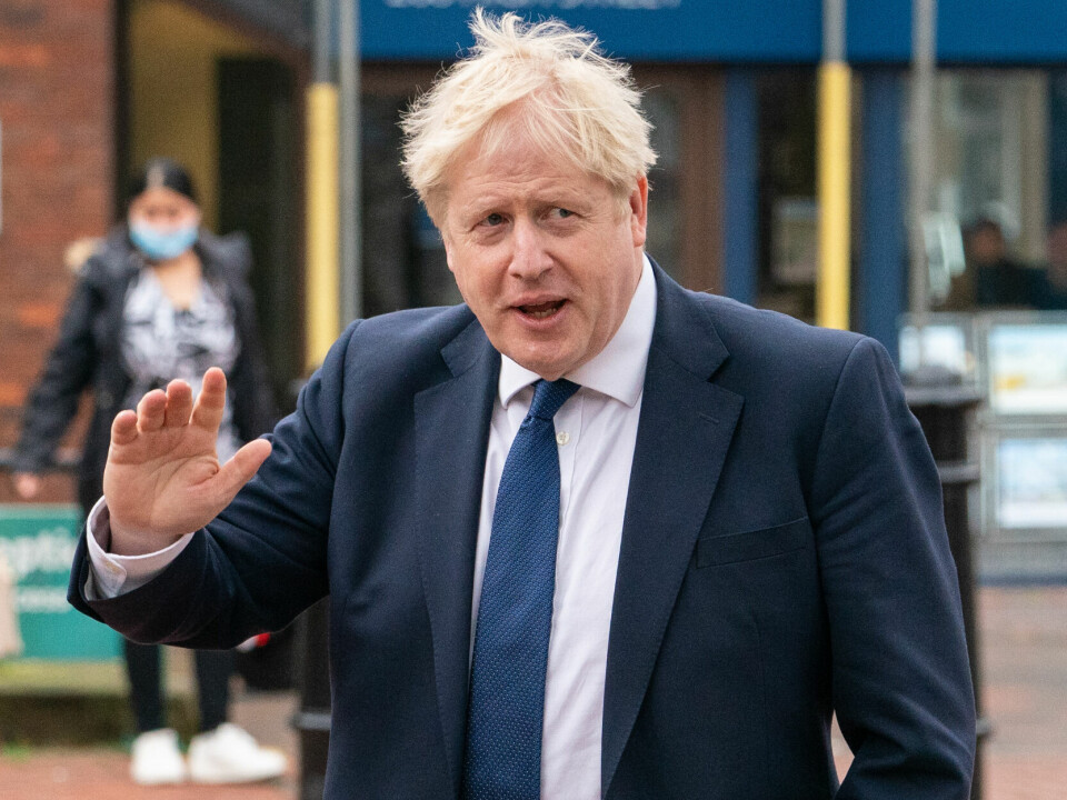 File photo dated 10/01/2022 of the Prime Minister Boris Johnson who has pulled out of a planned visit to a vaccination clinic after a family member tested positive for coronavirus. Issue date: Thursday January 13, 2022.