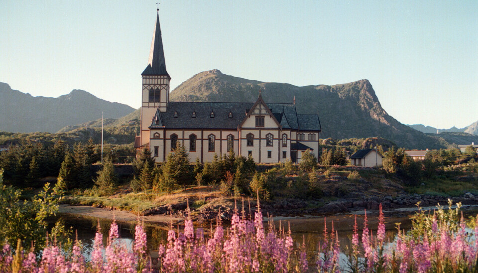 Kabelvåg i Lofoten. Vågan kirke også kalt Lofotkatedralen er ofte rammen for klassisk konserter i nord. Foto: Gorm Kallestad / NTB Kabelvåg i Lofoten. Vågan kirke også kalt Lofotkatedralen er ofte rammen for klassisk konserter i nord. Foto: Gorm Kallestad / NTB